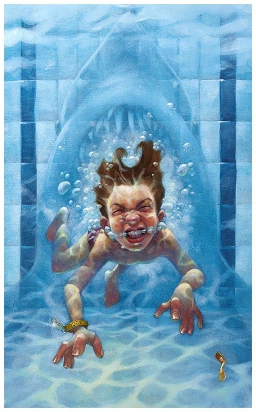 El artista Craig Davison y sus niños héroes