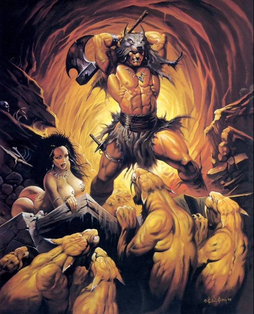 El artista Ken Kelly y su increíble arte de fantasía