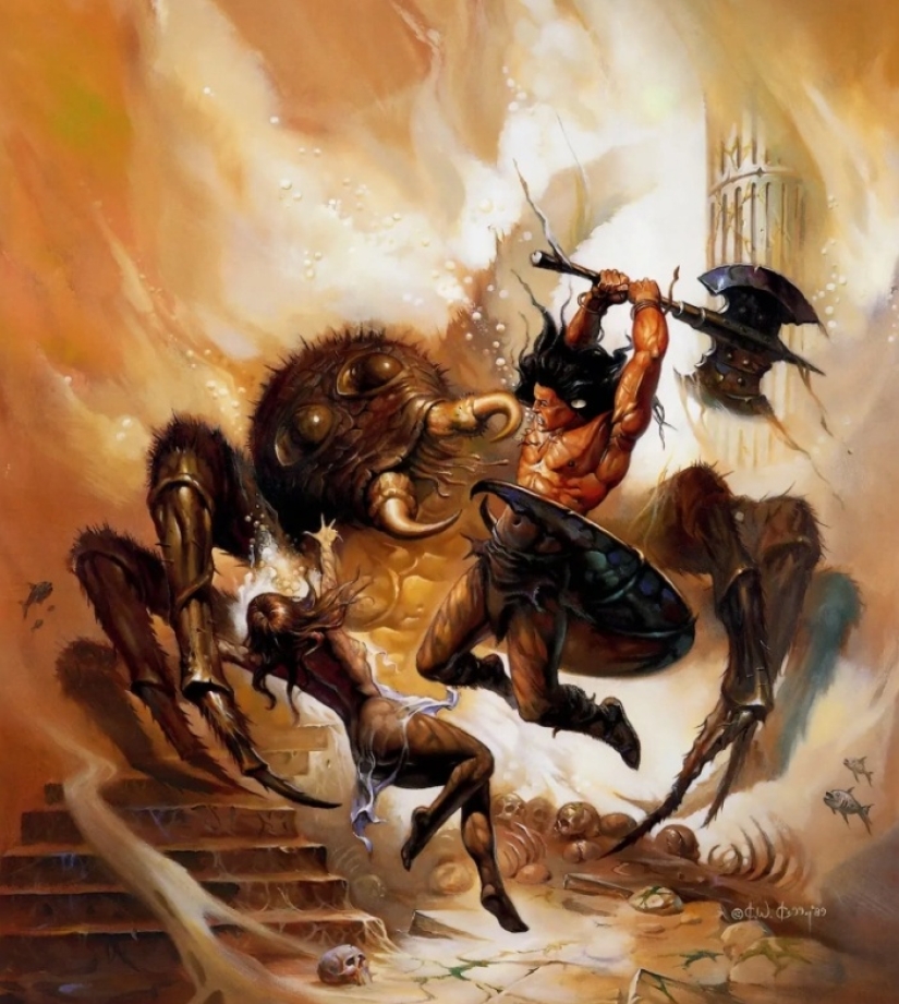 El artista Ken Kelly y su increíble arte de fantasía