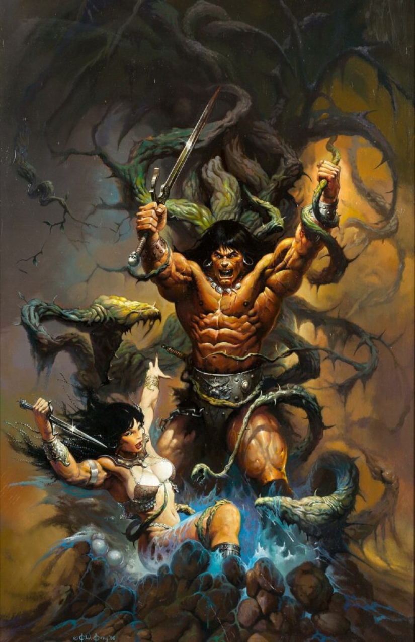 El artista Ken Kelly y su increíble arte de fantasía