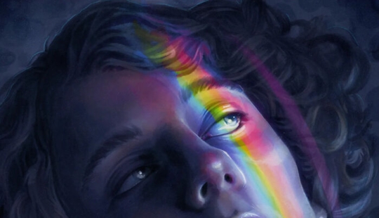 El artista transforma las experiencias personales en ilustraciones coloridas.