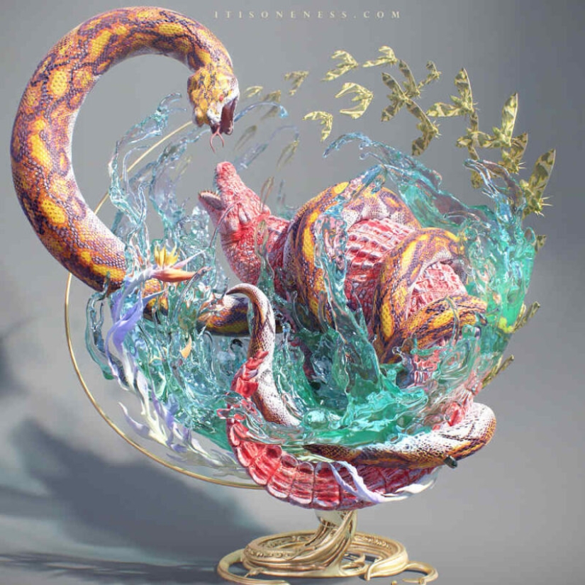 El escultor Yuki Morita y sus increíbles quimeras