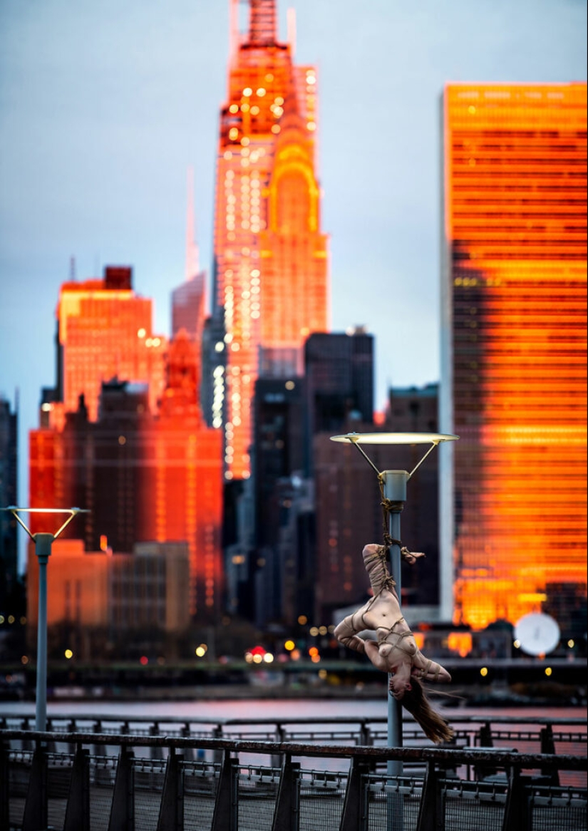 El fotógrafo El Arcángel Sucio y su Shibari en las calles de Nueva York: Cuando el arte revela la libertad