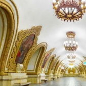 El fotógrafo mostró todo el lujo del metro de Moscú y San Petersburgo sin gente El fotógrafo mostró todo el lujo del metro de Moscú y San Petersburgo sin gente