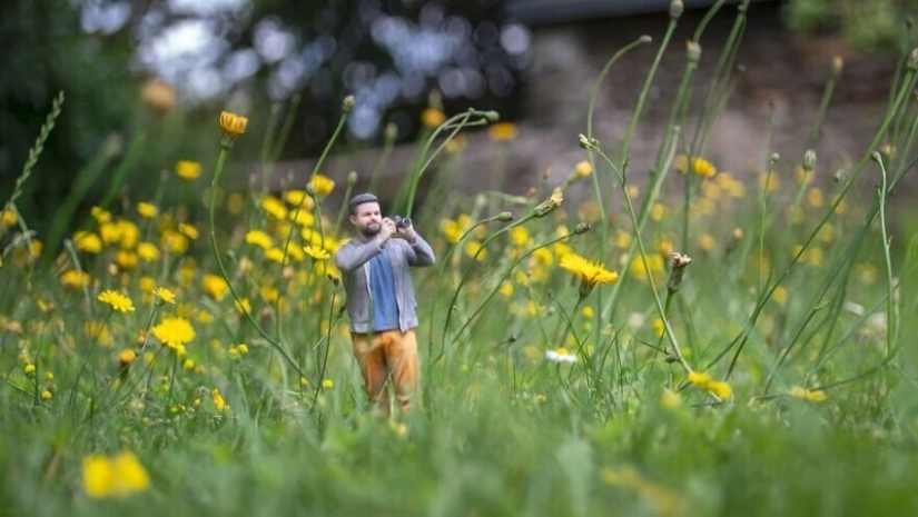 El fotógrafo se ha convertido en un 3D en miniatura para ver el mundo de nuevas maneras