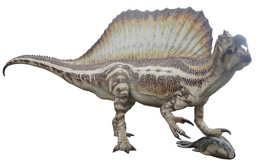 El hombre y un dinosaurio manso: qué estaría pasando ahora en el planeta si los dinosaurios no se hubieran extinguido