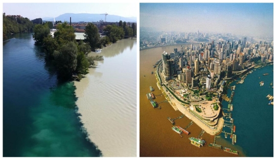 El milagro descrito en el Corán: 16 lugares donde se pueden ver los límites entre los embalses El milagro descrito en el Corán: 16 lugares donde se pueden ver los límites entre los embalses