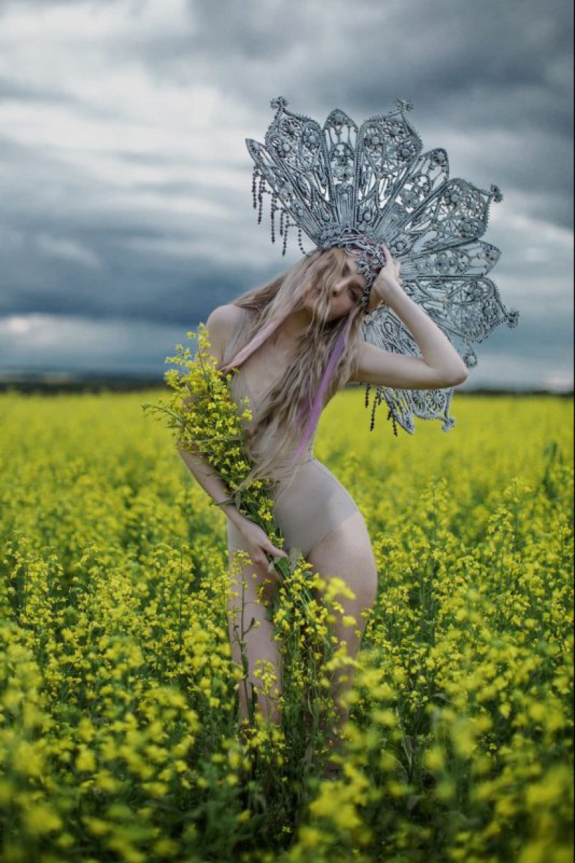 El misticismo y sensualidad en las fotos, Ekaterina Belinskaya