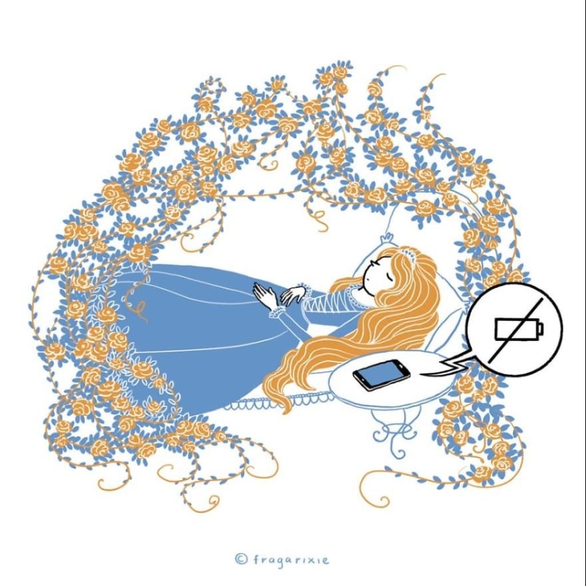 El mundo a través de la pantalla: 25 ilustraciones adorables obsesión gadgets