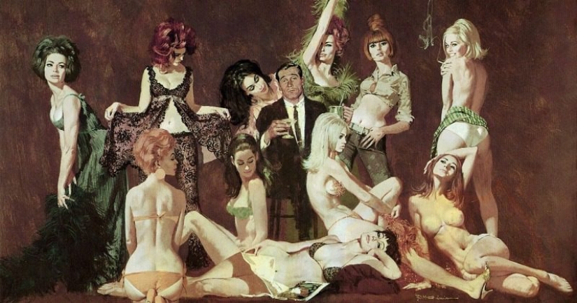 El mundo aventurero del artista Robert McGinnis: chicas calientes y pasiones espías