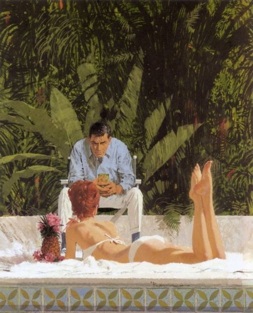 El mundo aventurero del artista Robert McGinnis: chicas calientes y pasiones espías