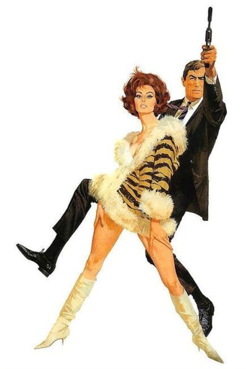 El mundo aventurero del artista Robert McGinnis: chicas calientes y pasiones espías