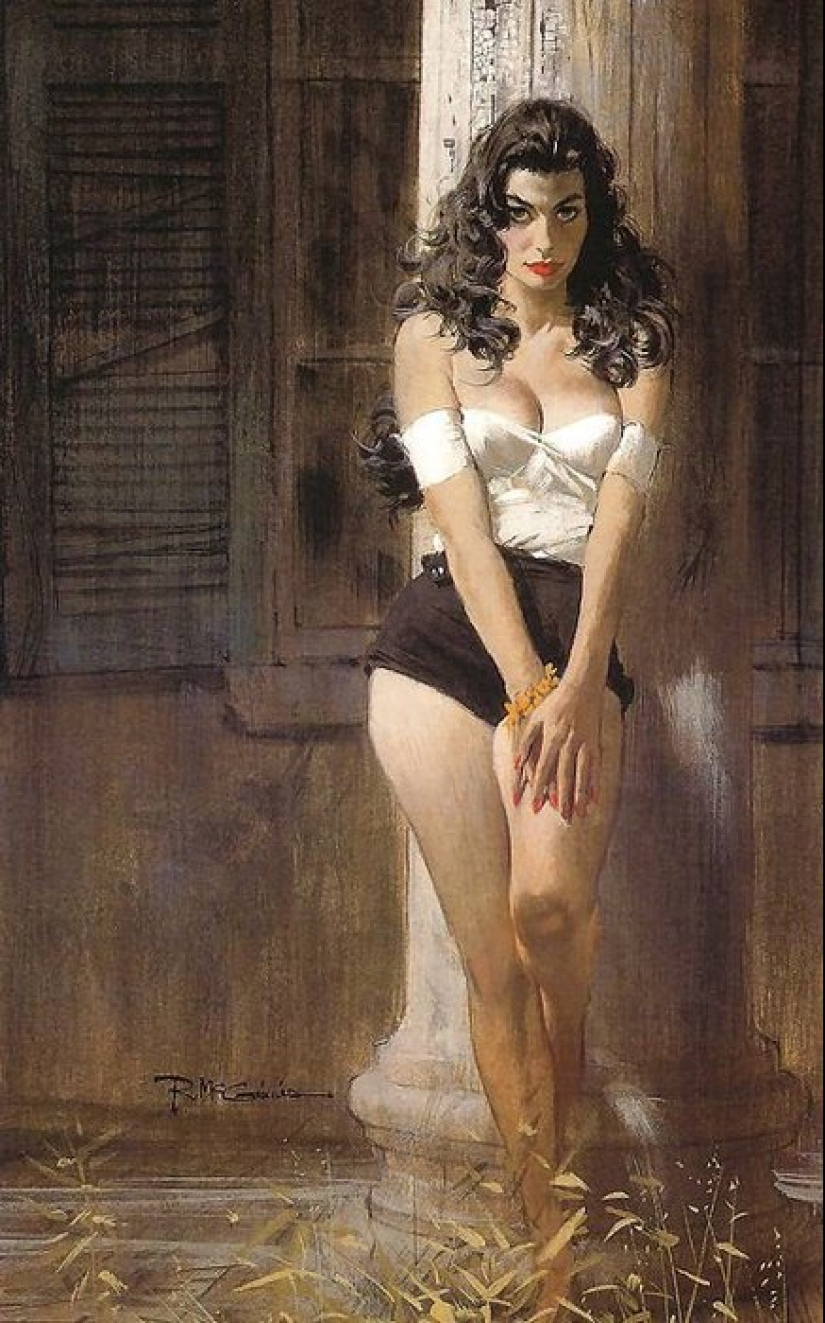 El mundo aventurero del artista Robert McGinnis: chicas calientes y pasiones espías