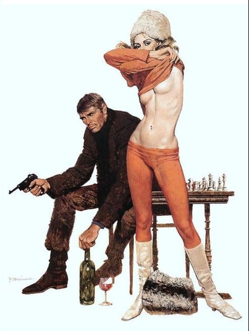 El mundo aventurero del artista Robert McGinnis: chicas calientes y pasiones espías
