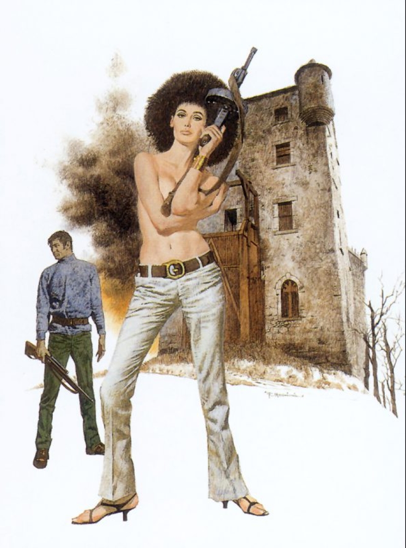 El mundo aventurero del artista Robert McGinnis: chicas calientes y pasiones espías