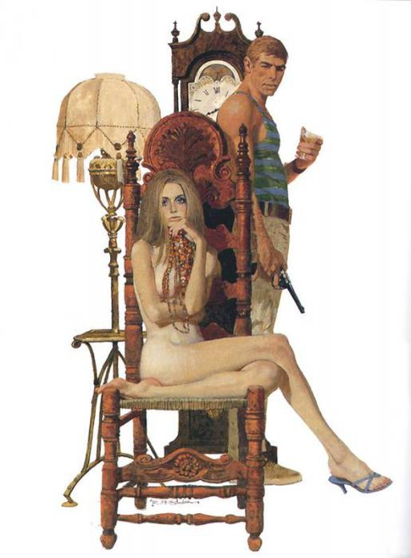 El mundo aventurero del artista Robert McGinnis: chicas calientes y pasiones espías