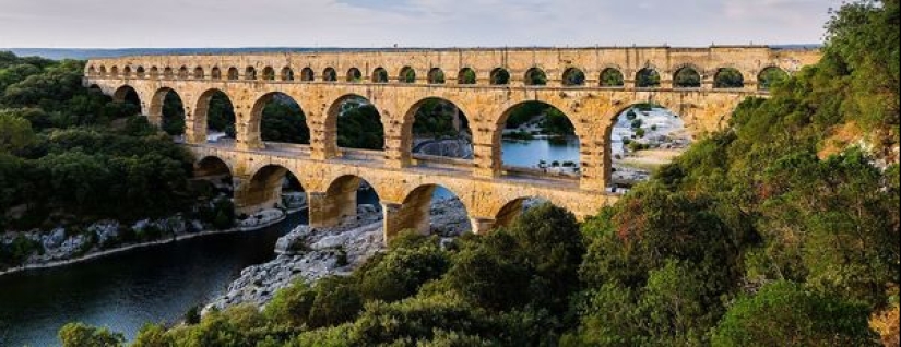 El único acueducto romano antiguo que todavía se utiliza para el fin previsto