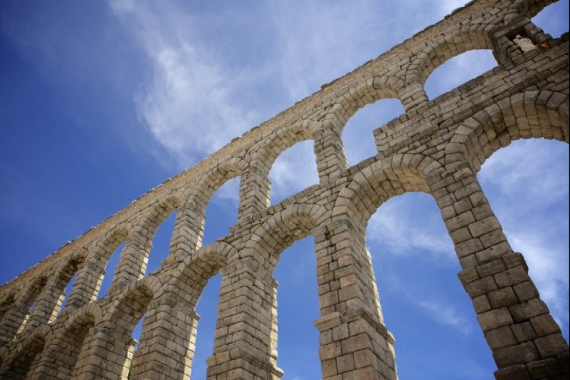 El único acueducto romano antiguo que todavía se utiliza para el fin previsto