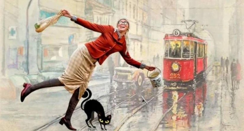 "El tonto de Sadovaya" Annushka de la novela "El Maestro y Margarita" es una persona real