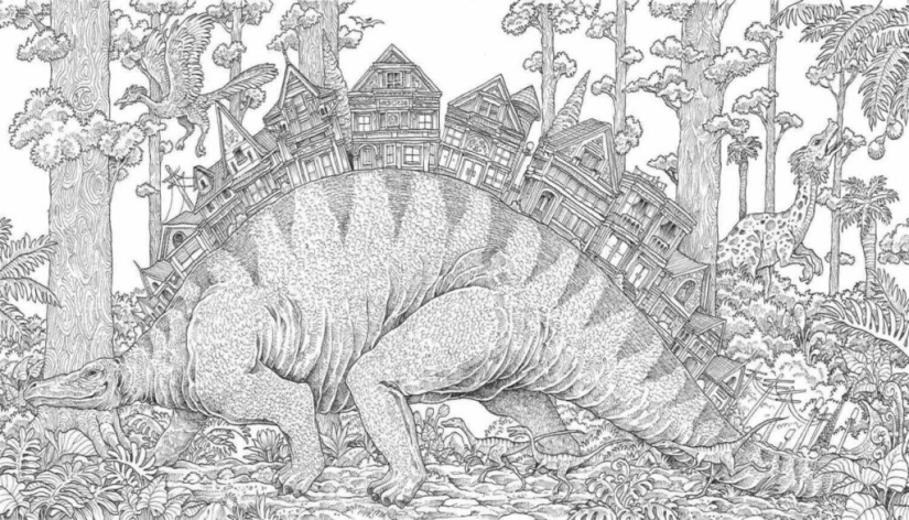 El virtuoso del sketch Kerby Rosanes y su “coloración extrema” El virtuoso del sketch Kerby Rosanes y su “coloración extrema”