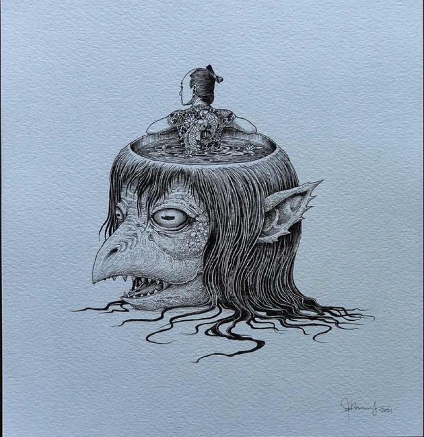 El virtuoso del sketch Kerby Rosanes y su “coloración extrema” El virtuoso del sketch Kerby Rosanes y su “coloración extrema”