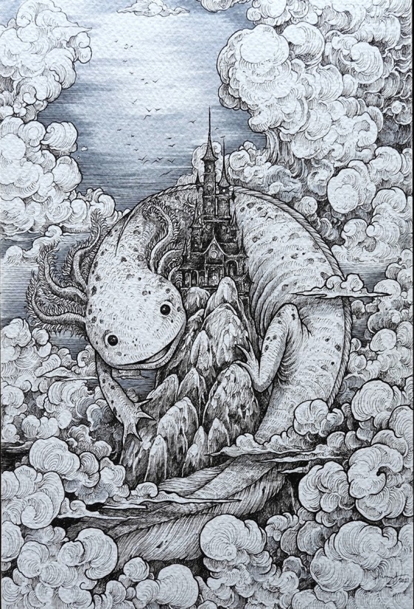 El virtuoso del sketch Kerby Rosanes y su “coloración extrema” El virtuoso del sketch Kerby Rosanes y su “coloración extrema”