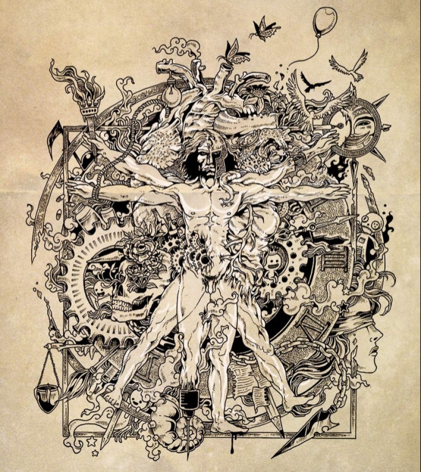 El virtuoso del sketch Kerby Rosanes y su “coloración extrema” El virtuoso del sketch Kerby Rosanes y su “coloración extrema”