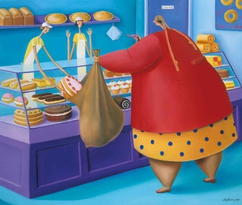 En color y forma: Sarah-Jane Szikora y su visión del positivismo corporal y sus oponentes