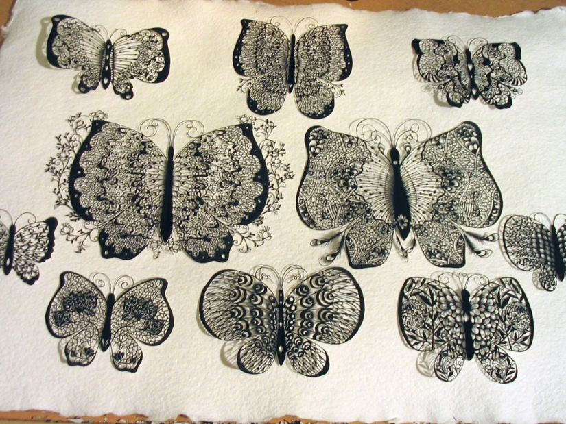 Encaje de papel por Hina Aoyama