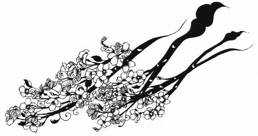 Encaje de papel por Hina Aoyama