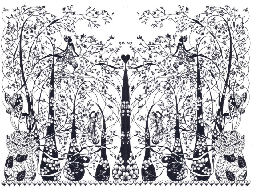 Encaje de papel por Hina Aoyama