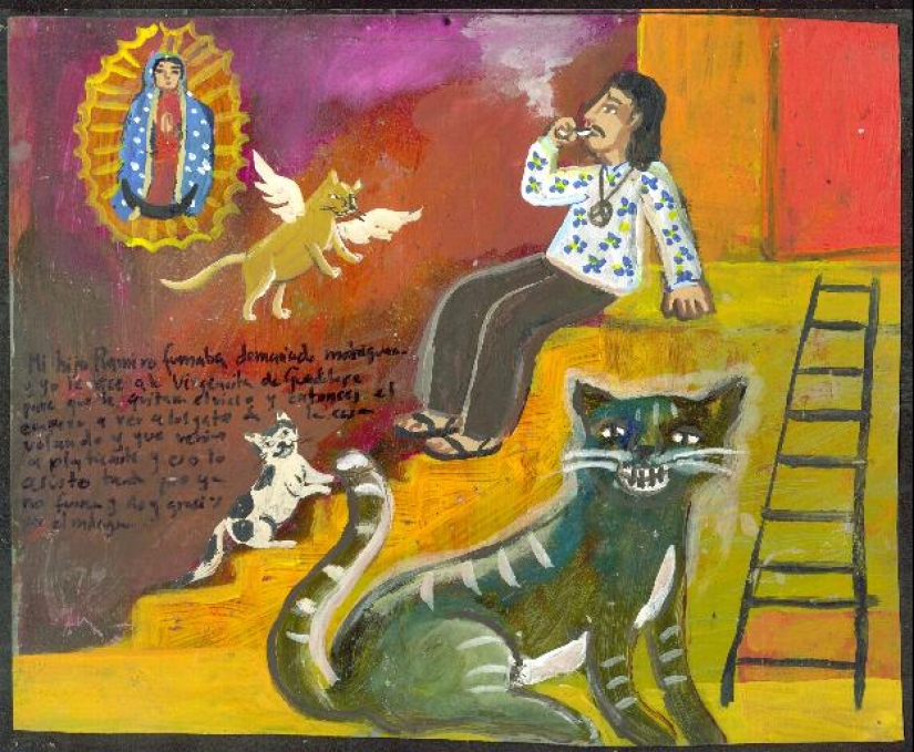 "Envió una buena cosecha de marihuana": lo que los mexicanos agradecen a los santos "Envió una buena cosecha de marihuana": lo que los mexicanos agradecen a los santos