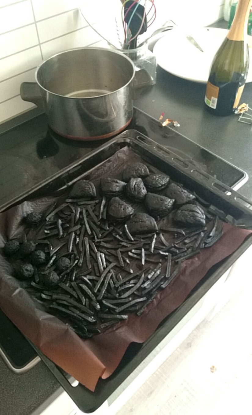 Epic failures in the kitchen, which will make you believe your cooking skills