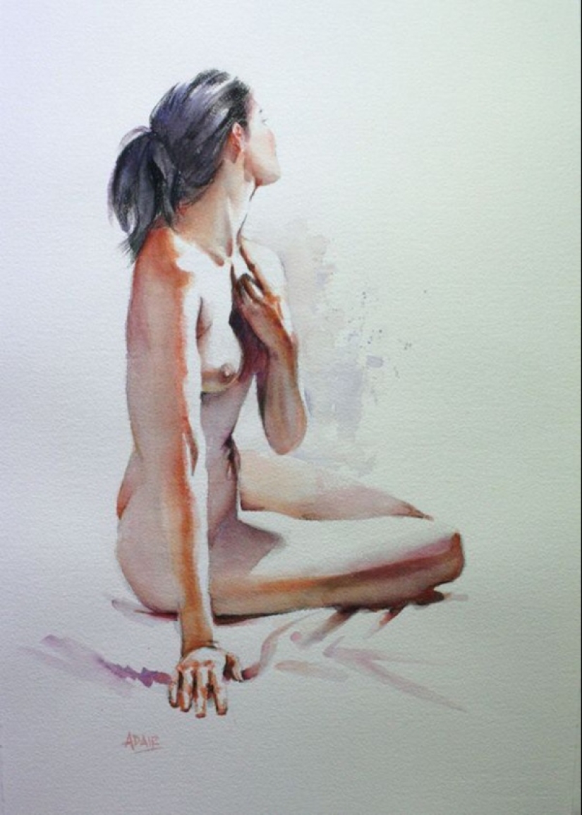 Erotic Watercolors by Paulina Adair