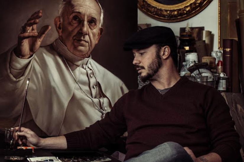 Erotismo oscuro en el estilo barroco del clásico moderno de la pintura Roberto Ferri