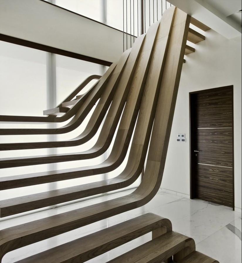 Escaleras de diseño que dan deleite estético