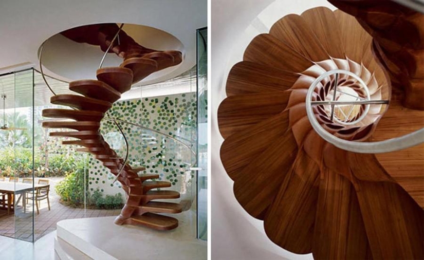 Escaleras de diseño que dan deleite estético