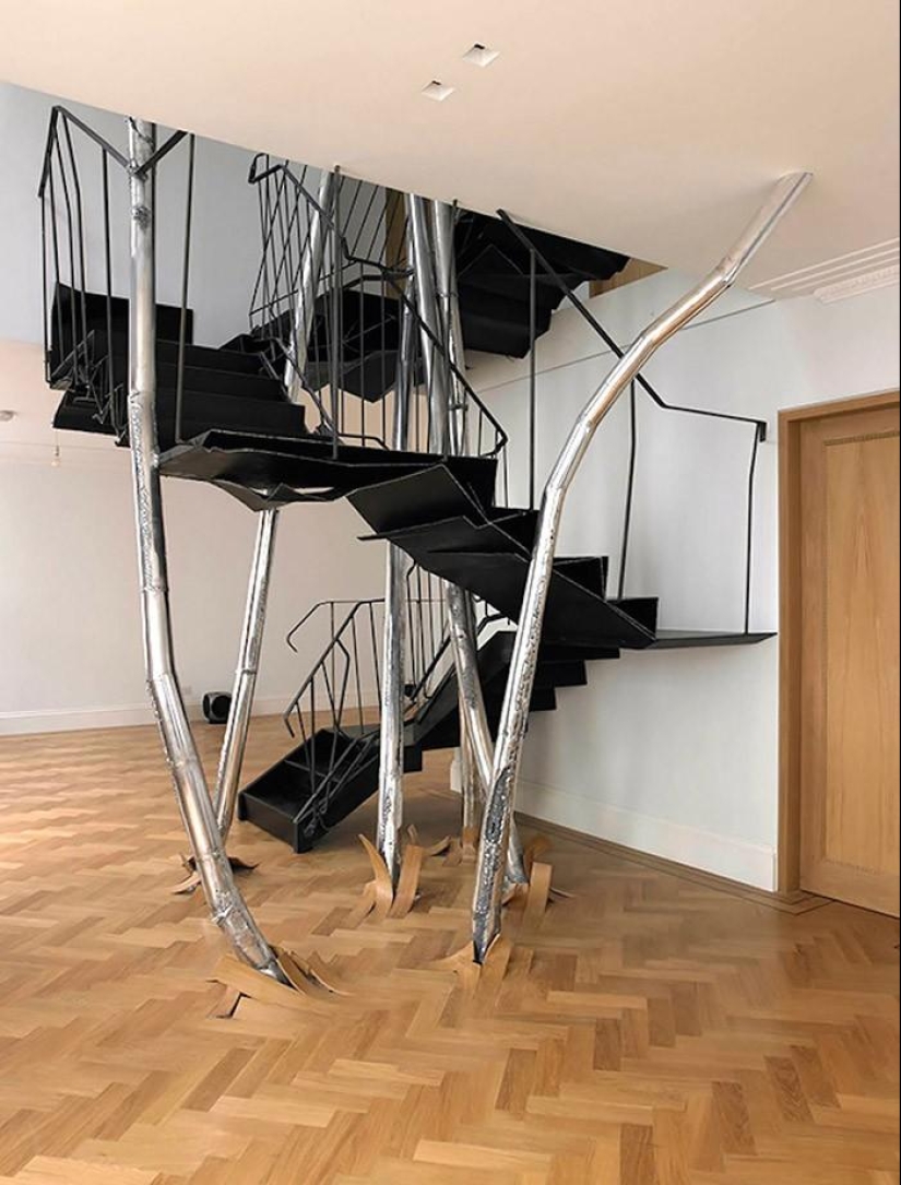 Escaleras de diseño que dan deleite estético