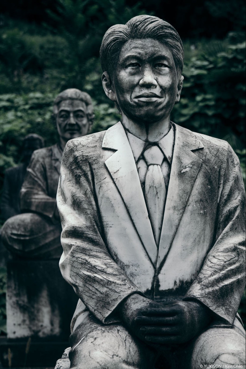 Espeluznante pueblo japonés donde solo viven estatuas Espeluznante pueblo japonés donde solo viven estatuas