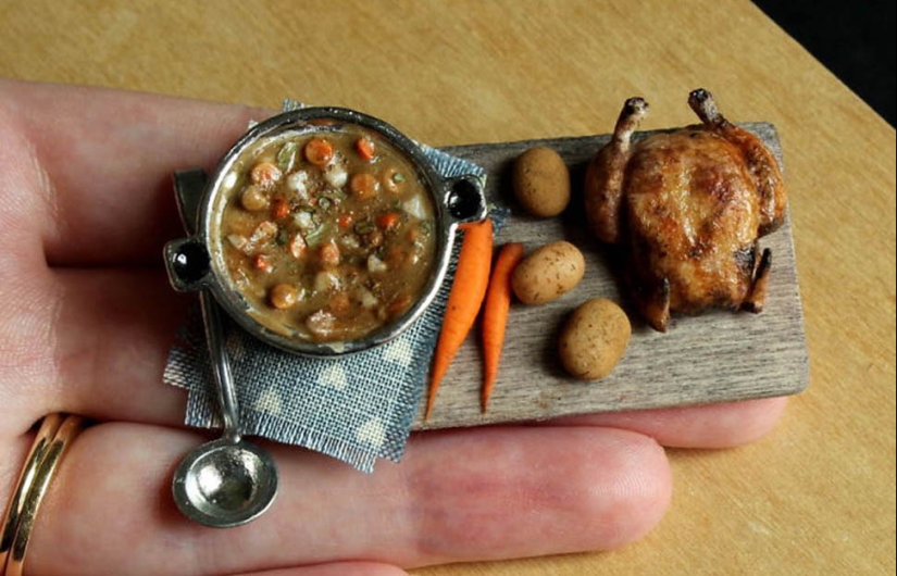 Estas Mini esculturas de arcilla Se Parecen tanto a la comida real que Te Hace La Boca Agua