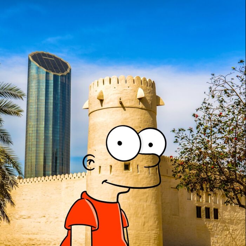 Este ilustrador convierte monumentos y edificios en ilustraciones lúdicas.