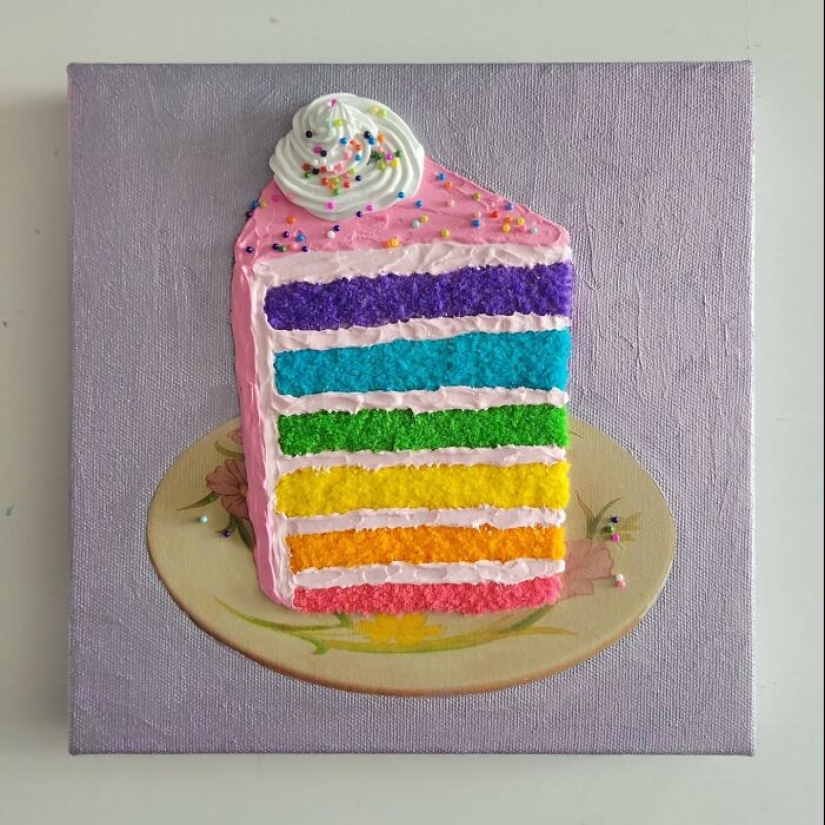 Estos postres bordados por Heather Ríos podrían hacerte sentir hambre Estos postres bordados por Heather Ríos podrían hacerte sentir hambre