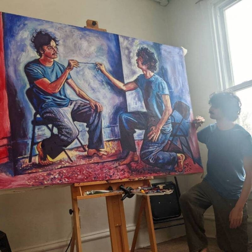 Estoy escribiendo un autorretrato en el que estoy escribiendo un autorretrato: Seamus Ray y su recursión