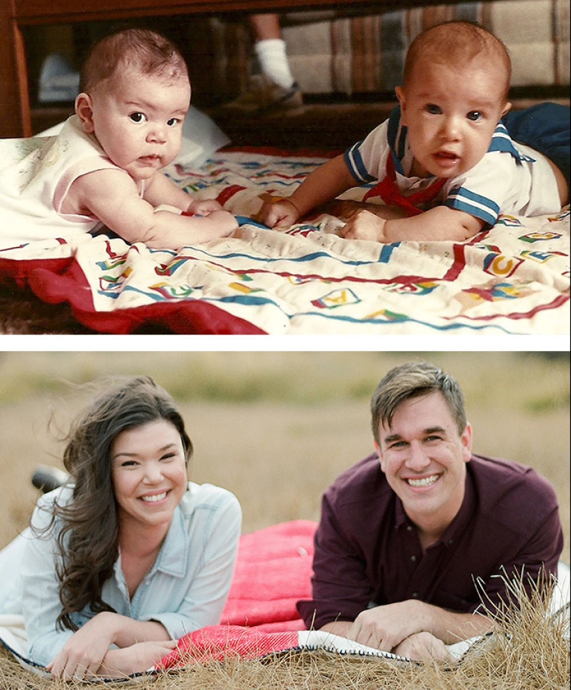 Eternal love: couples remaking my old photos many years later Eternal love: couples remaking my old photos many years later