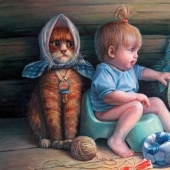 Everyday life of brownies in kind and funny pictures by Vyacheslav Alatyrsky Everyday life of brownies in kind and funny pictures by Vyacheslav Alatyrsky