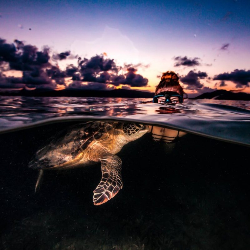 Everyone calls her the pictures with photoshop, but they are real: amazing footage of a diver and the underwater world Everyone calls her the pictures with photoshop, but they are real: amazing footage of a diver and the underwater world