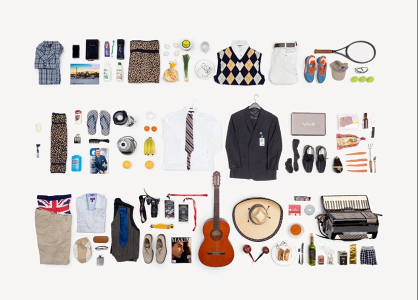 Everything we touch in a day, or What the everyday things of an individual can tell us