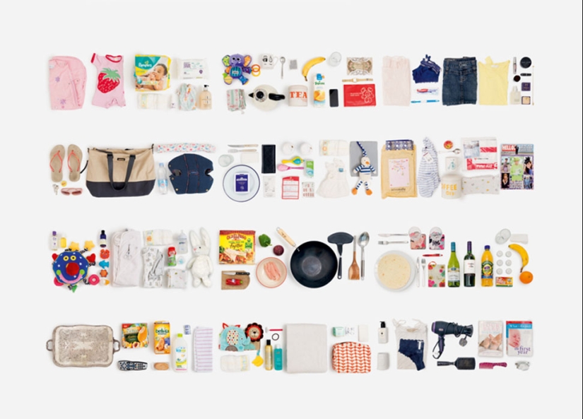 Everything we touch in a day, or What the everyday things of an individual can tell us