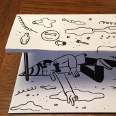 Experiments with paper: comical 3D drawings by a Danish artist Experiments with paper: comical 3D drawings by a Danish artist