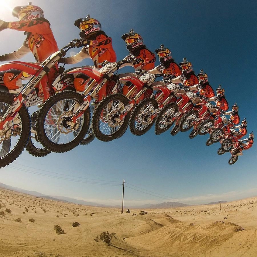Extreme photos taken with a GoPro camera